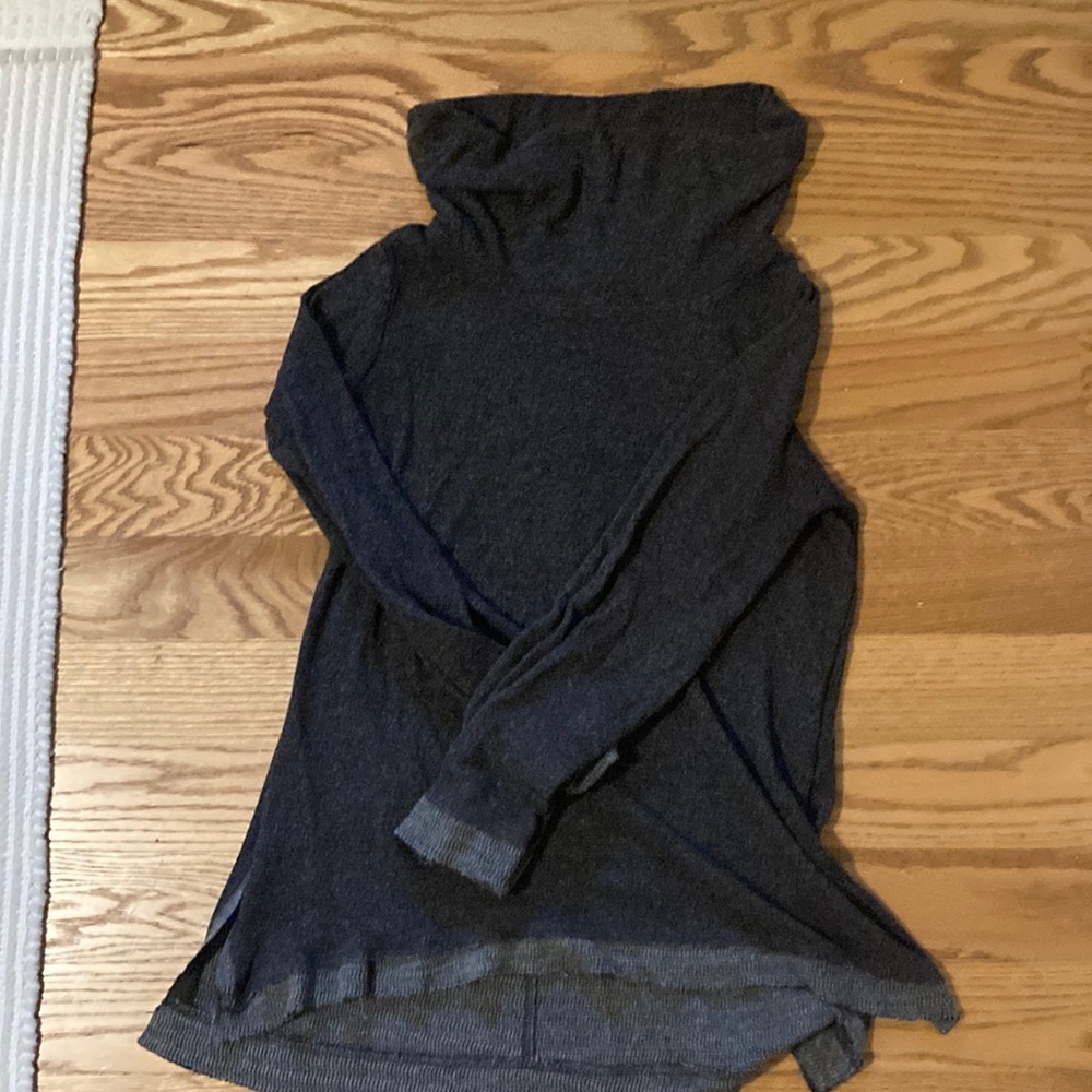 Black Maeve Anthropologie long turtleneck sweater